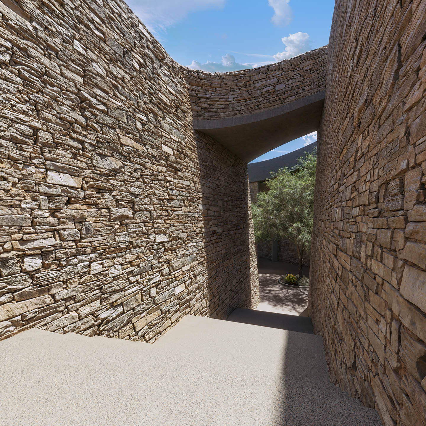 Chorio House Antiparos, Entrance